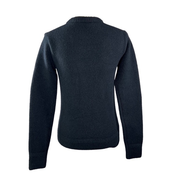 Ader Error Sweater “Teit” Women’s Size 1 / Small / 4 Black Wool & Yak Unisex EUC - Picture 2 of 8